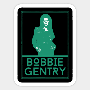 Bobbie gentry\\retro fan art Sticker